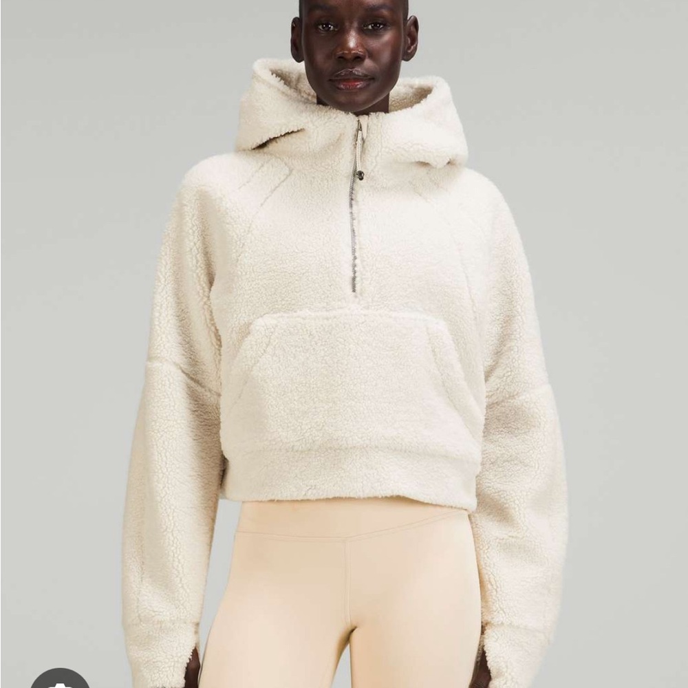 Lululemon oversized fleece scuba hoodie. Worn once! Basically brand new!